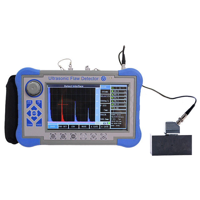 Sd Card Portable Ultrasonic Flaw Detector Touch Screen Auto Calibration
