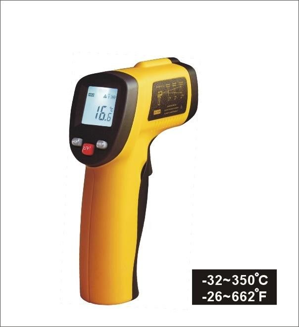 High Quality Digital Infrared Non Contact Temperature Thermometer Laser Gun 350c 