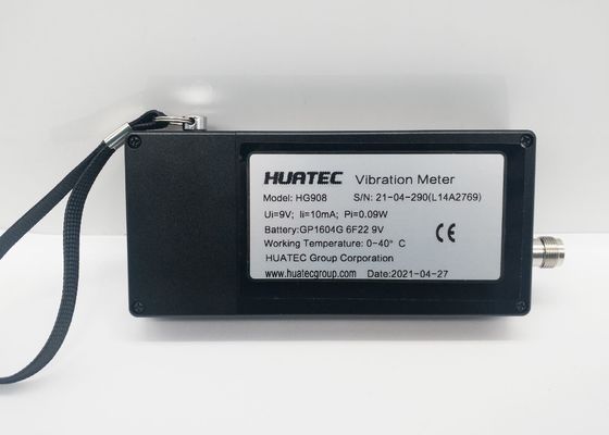 Piezoelectric Transducer Sensor Lcd Digital Vibration Meter Handheld