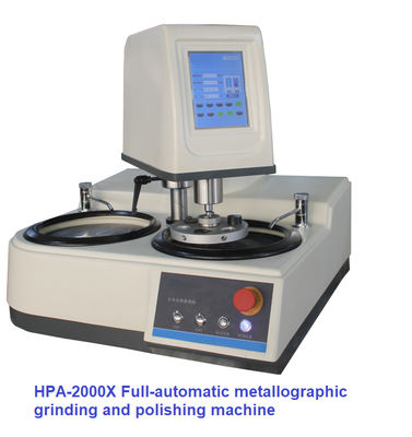 Center Load 6 Samples Metallographic Polishing Machine Double Disc Full Automatic Grinding