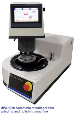 6 Samples Plc Control Metallographic Grinding And Polishing Machine Single Disc Automatic