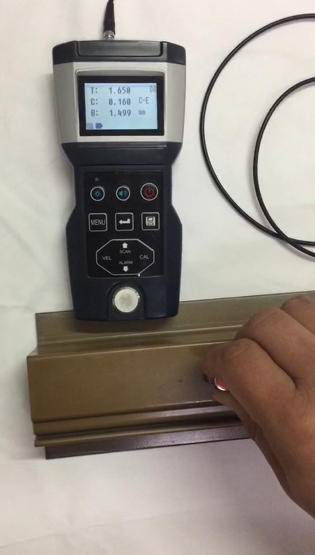 Latest company case about Coating and Base Material Ultrasonic Thickness Gauge TG-3250H