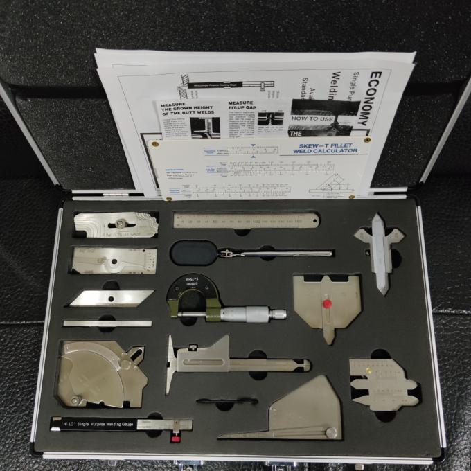 V-Wac Edge Biting Mg-11 Hi-Lo Gauge Inspection Mirror Micrometer Aws Welding Seam Gauge