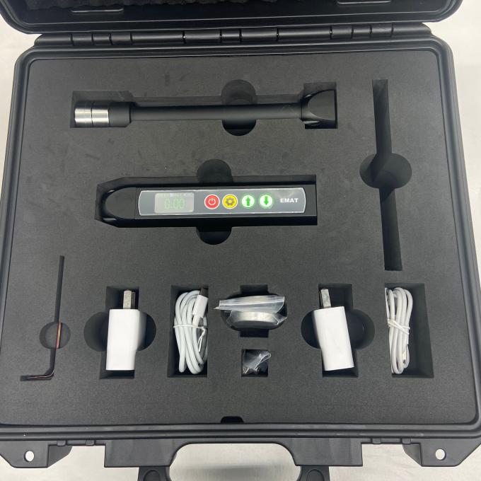 A Scan B Scan EMAT Air Coupling Ultrasonic Thickness Gauge With High Temperature Surface
