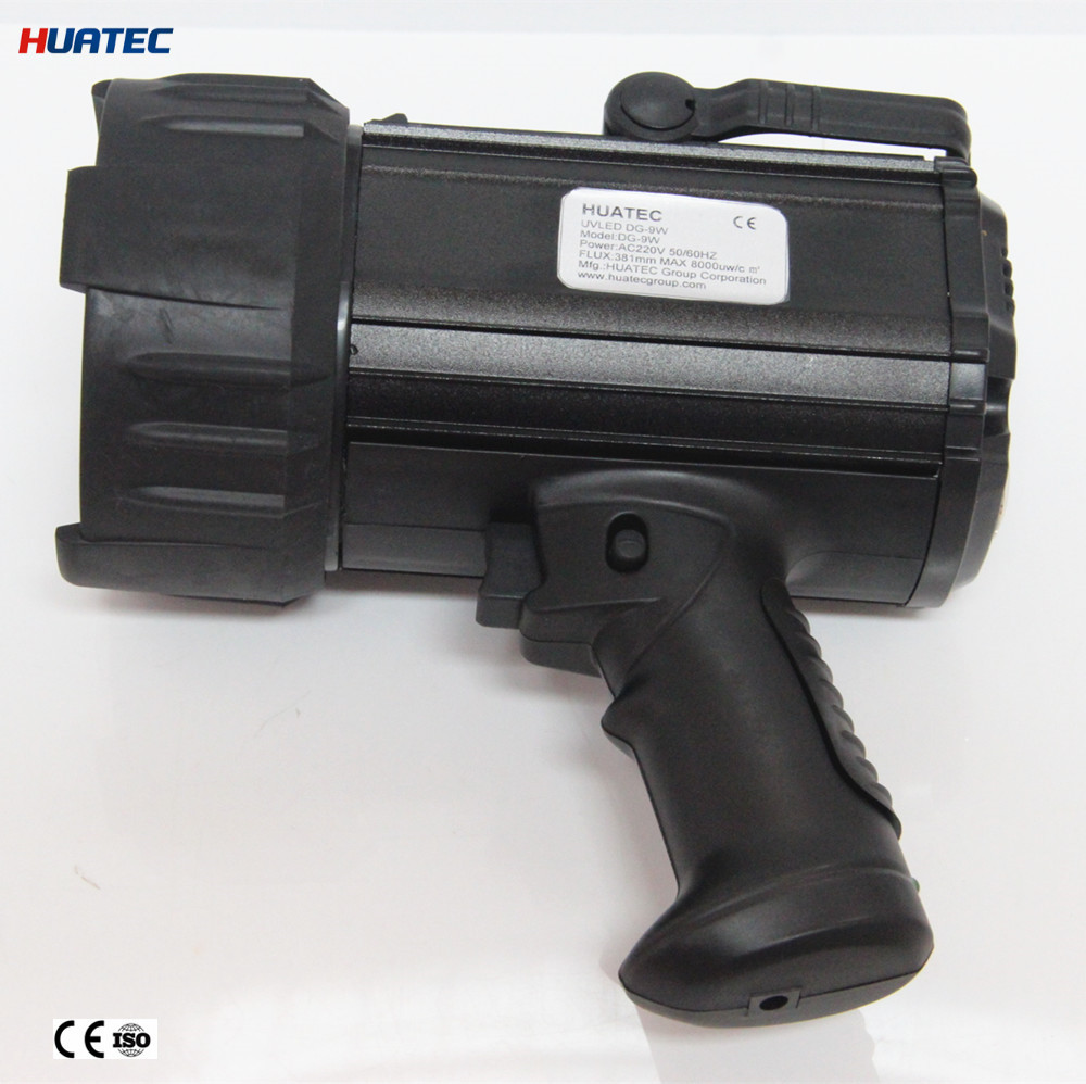 Black Handheld Ultraviolet Lamp , LED UV Light handheld uv light liquid