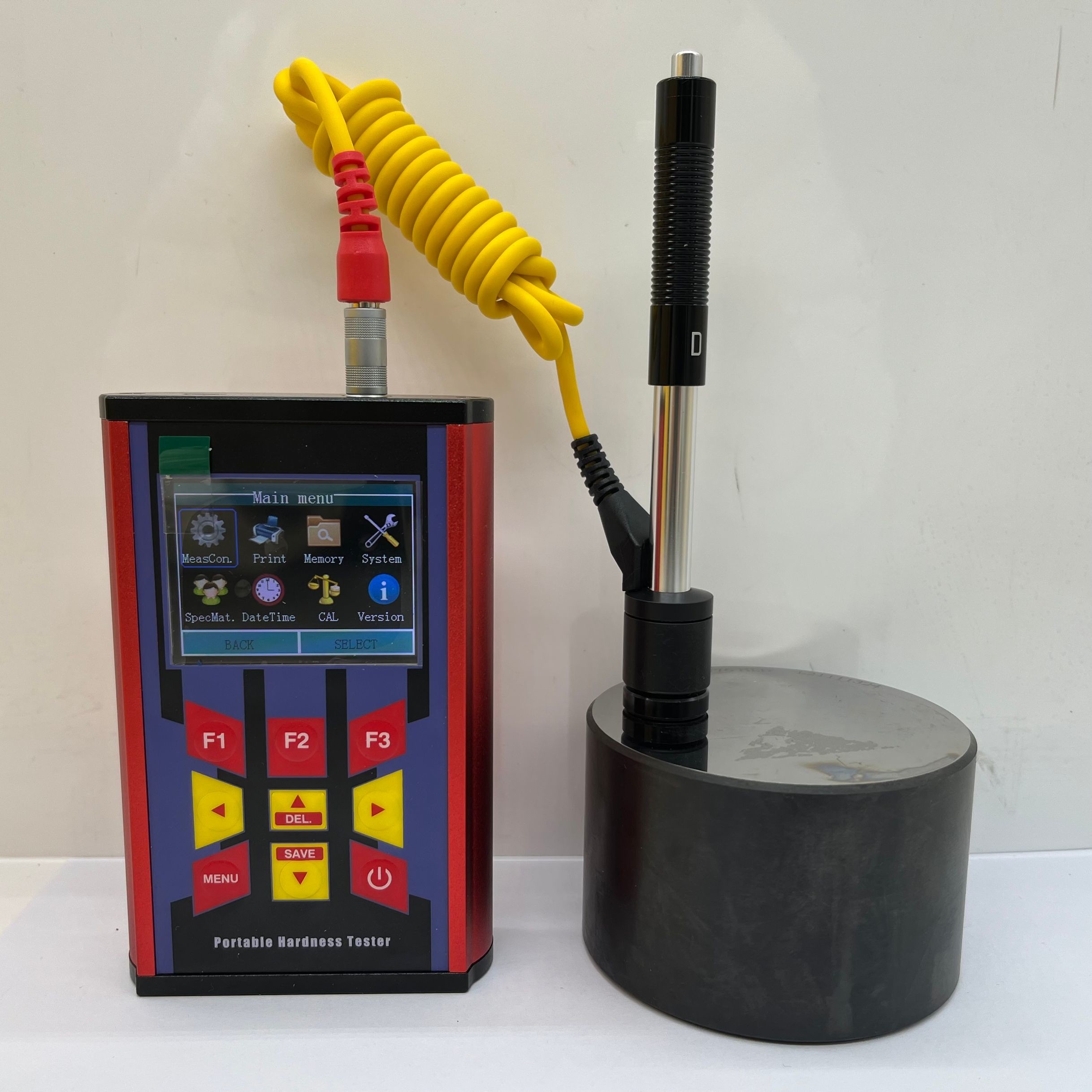 Color Hardness Instrument Color Lcd Rechargeable Battery Portable Hardness Testers For Metal