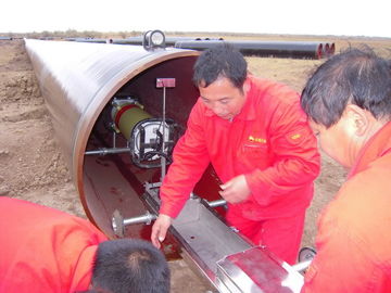 Easy To Operate 110V 220 V HUATEC X Ray Pipeline Crawlers Radiography Pipeline Inspection