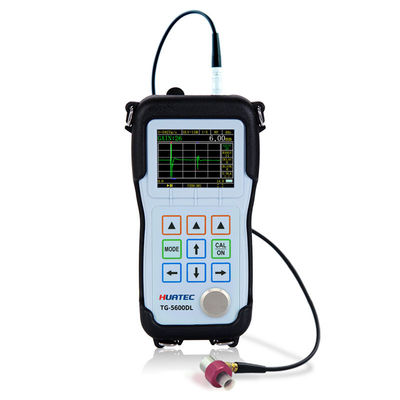 Waveform B Scan Color Screen Wall Ultrasonic Thickness Gauge Single And Dual Element