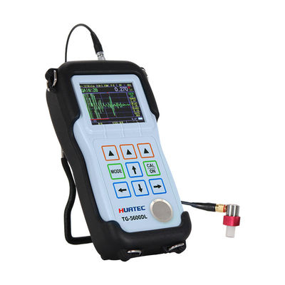 Waveform B Scan Color Screen Wall Ultrasonic Thickness Gauge Single And Dual Element