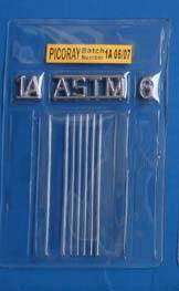 Acrylic Base Lead Letter Lead Tape / Magnetic Lead Markers ISO Approval