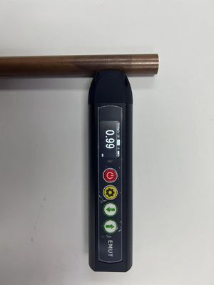 A scan EMAT Air Coupling Ultrasonic Thickness Gauge with high temperature surface