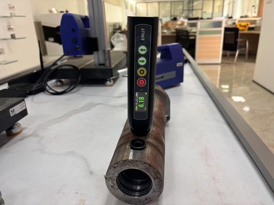 A Scan B Scan EMAT Air Coupling Ultrasonic Thickness Gauge With High Temperature Surface