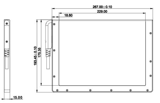 75 Micron Amorphous Silicon A Si For Various Fields A Si DR Non Destructive Testing