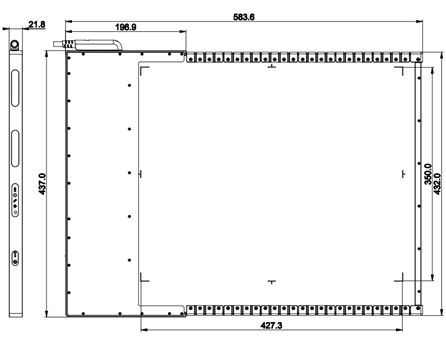 139 Micron Amorphous Silicon A-Si Curved A-Si DR Non Destructive Testing