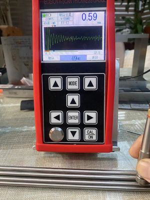 A scan B scan 0.001mm htigh resolution penetrating coating ultrasonic thickness gauge