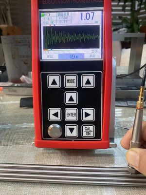 A scan B scan 0.001mm htigh resolution penetrating coating ultrasonic thickness gauge