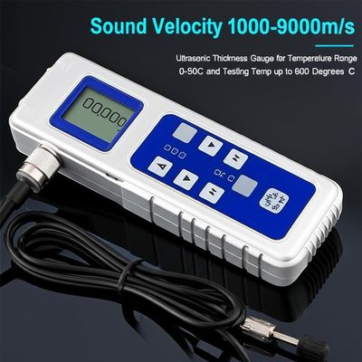 Ultrasonic Thickness Gauge with Temperature Range 0-50C Measure Range 0.75mm To 300mm and Test Depth 120mm