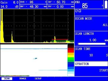 Digital Portable DAC, AVG Curves Ultrasonic Flaw Detector / UT Flaw Detector FD350USM60