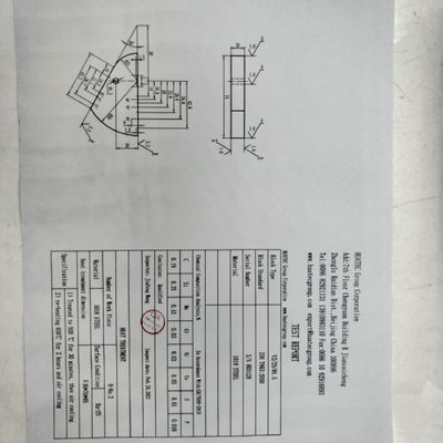 Duplex Stainless Steel Iiw V1 Calibration Block For Ultrasonic Testing