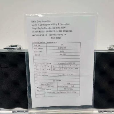 Carbon Steel A5 BS2704 Ultrasonic Calibration Blocks