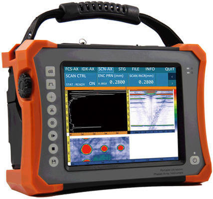 Touchscreen Tofd Phased Array Radar Ndt Phased Array Ultrasonic Flaw Detector