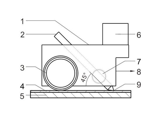 ASTM D3363-00 Pencil Scratch Method Film Hardness Pencil Coating Hardness Tester