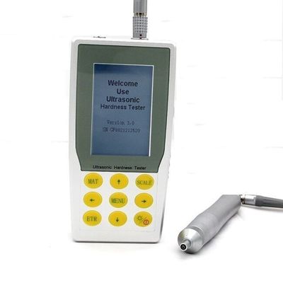 Non Destructive LCD Uci Portable Hardness Tester Ultrasonic Gray For Metal