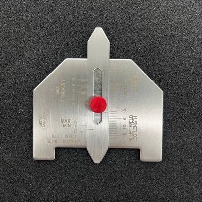 Measure Undercut Depth Cam Type Fillet Weld Gauge Huatec Series Taper Stainless Steel 7 Pcs Per Kit
