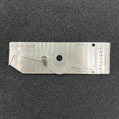 Measure Undercut Depth Cam Type Fillet Weld Gauge Huatec Series Taper Stainless Steel 7 Pcs Per Kit