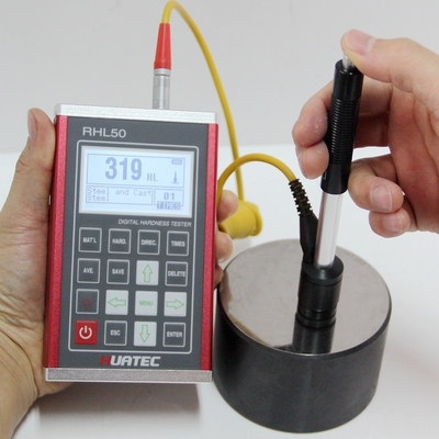 AA Battery Portable Hardness Tester Cylindrical Spherical Outside And Inside Surface Metal Durometer