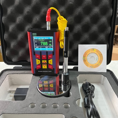 Color Lcd Rechargeable Battery Portable Hardness Tester Customized Material For Metals