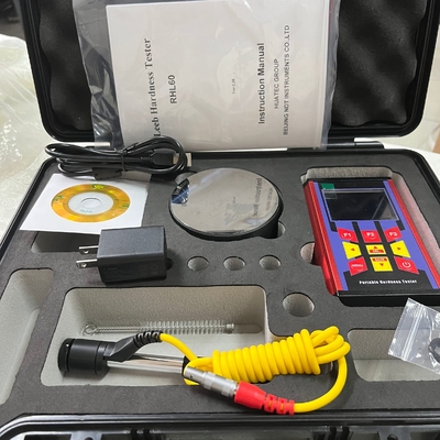 Color Lcd Rechargeable Battery Portable Hardness Tester Customized Material For Metals